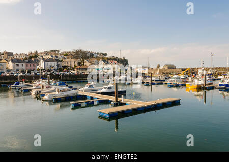 Dans les bateaux de plaisance de Ballycastle Banque D'Images