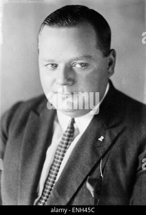 Roscoe 'Fatty' Arbuckle, acteur du cinéma muet américain et comédien Banque D'Images