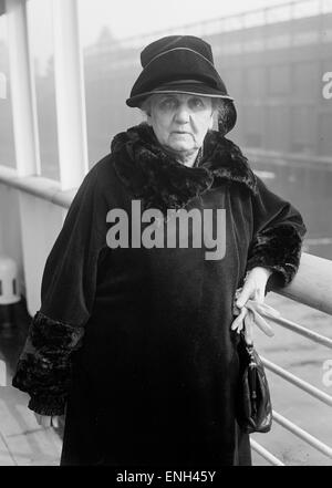 Jane Addams, pioneer règlement américain travailleur social, philosophe, sociologue, l'auteur, et leader dans le vote des femmes et de la paix mondiale. La lauréate du Prix Nobel de la paix en 1931 Banque D'Images