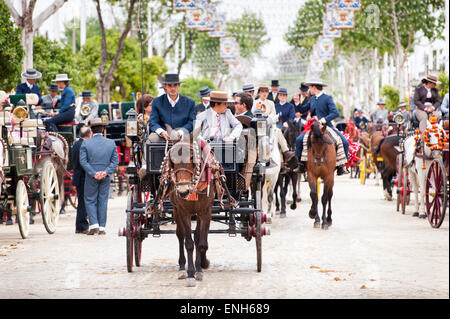 Foire d'Avril de Séville, Espagne Banque D'Images
