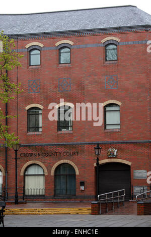 La couronne extérieure Cour Grimsby Banque D'Images