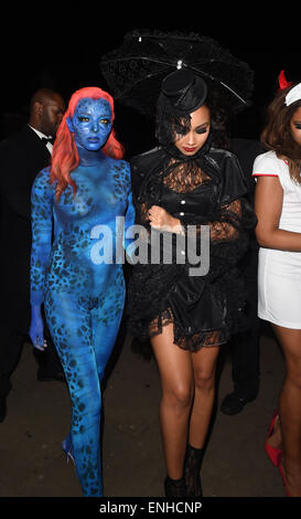 Peu de mix et Tulisa Contostavlos assister à une fête d'Halloween à Bodo's Schloss dans Kensington comprend : Jade,Leigh-Anne Pinnock Thirlwall Où : London, Royaume-Uni Quand : 31 Oct 2014 Banque D'Images