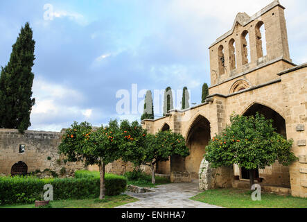 L'Abbaye de Bellapais, Bellapais, Chypre du Nord Banque D'Images