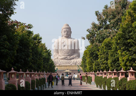 Statue du Grand Bouddha à Bodhgaya Banque D'Images