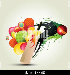 Cricket vector background abstract design Illustration de Vecteur