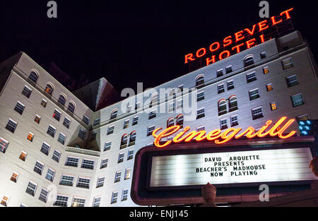 États-unis, Californie, Los Angeles, Hollywood, un hôtel sur le Boulevard Banque D'Images