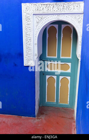 Jardin Yves Saint Laurent Maroc Marrakech Marrakech jardins marocains jardin Majorelle Banque D'Images