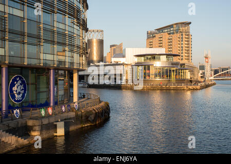 Media City à Salford Quays, Manchester Ship Canal Banque D'Images