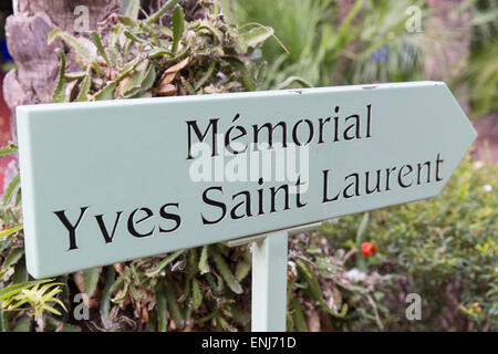 Mémorial Yves Saint Laurent jardin Maroc Marrakech Marrakech jardins marocains jardin Majorelle Banque D'Images