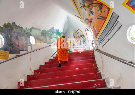 Wat Ban Tham ou le Temple du Dragon. Kanachanaburi. Thaïlande Banque D'Images