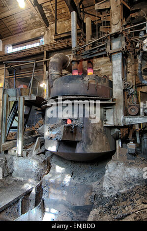 L'espace intérieur dans l'usine d'acier Banque D'Images