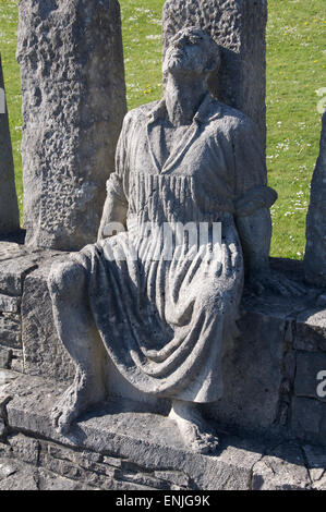 L'histoire syndicale. Sculpture représentant George Loveless, chef de la Tolpuddle Martyrs, par Thompson Dagnall. Au Martyrs Museum dans le Dorset, UK. Banque D'Images