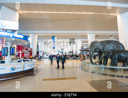 Aéroport International Indira Gandhi de Delhi Inde Banque D'Images