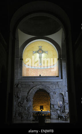 Israël. Jérusalem. Via Dolorosa. Église d'Ecce Homo. Église catholique romaine, une partie du couvent des Sœurs de Sion. L'intérieur. Vieille Ville. Banque D'Images