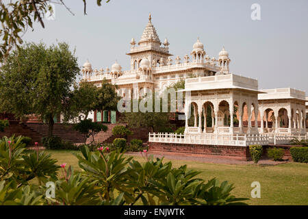 Mausolée Jaswant Thada, Jodhpur, Rajasthan, India Banque D'Images