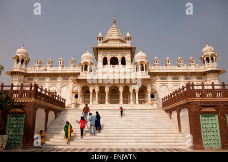 Mausolée Jaswant Thada, Jodhpur, Rajasthan, India Banque D'Images