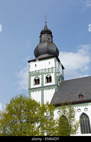 Église de Saint-Jean, Attendorn, Sauerland, Rhénanie-du-, Allemagne Banque D'Images