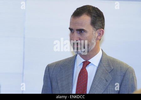 Le 7 mai, 2015 - Madrid, Espagne - le roi Felipe d'Espagne ont assisté à la 'Rey de España' et 'Don Quichotte' Journalism Awards 2015 à 'Casa del Lector" le 7 mai 2015 à Madrid, Espagne. (Crédit Image : © Jack Abuin/Zuma sur le fil) Banque D'Images