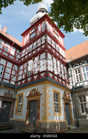 Château Herberg, Herzberg am Harz, Basse-Saxe, Allemagne Banque D'Images