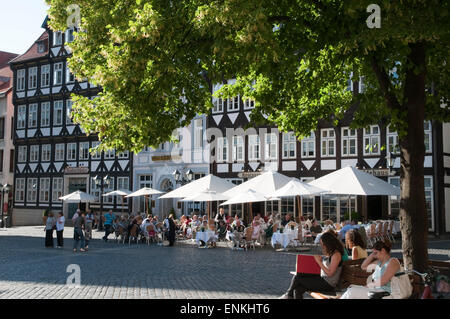 Marktplatz, Hildesheim, Basse-Saxe, Allemagne Allemagne | Place du marché, Hildesheim, Basse-Saxe, Allemagne Banque D'Images