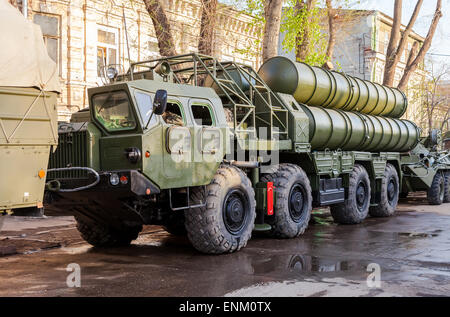 Système de missiles antiaériens S-300 (SAM) Banque D'Images