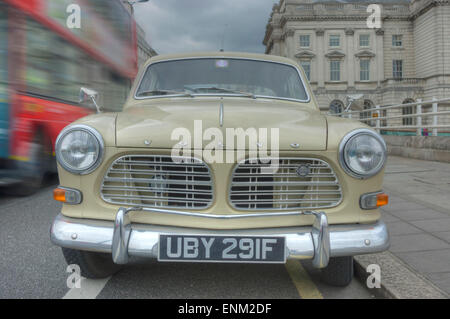 Volvo car vintage des années 1960, Volvo voiture classique à Londres Banque D'Images