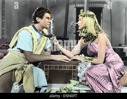 L'Égyptienne, USA, 1954 aka : Sinuhe der Ägypter, Regie : Michael Curtiz, acteurs : Edmund Purdom, Bella Darvi Banque D'Images