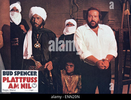 Plattfuß suis nulle, Italien, 1980 aka : Piedone D'Egitto, Regie : Steno, acteurs : Bud Spencer Banque D'Images