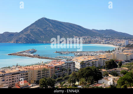 Et la baie d'Altea, Costa Blanca, Espagne Banque D'Images