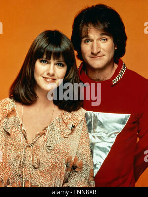 Mork & Mindy, USA 1978 - 1982, Série TV, alias : Mork from Ork, acteurs : Robin Williams, Pam Dawber Banque D'Images