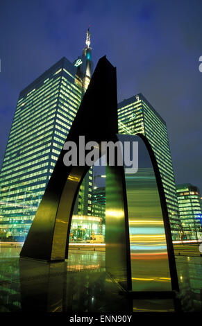 BEL, Belgique, Bruxelles, la sculpture en face de l'Belgacom-Towers au Boulevard du Roi Albert II. BEL, Belgien, Bruessel, Sk Banque D'Images