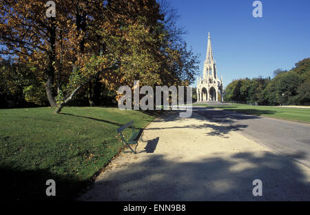 BEL, Belgique, Bruxelles, le parc dans la ville, quartier de Laeken, Monument Léopold I.. BEL, Belgien, Bruessel, Park von Laeken, Mon Banque D'Images