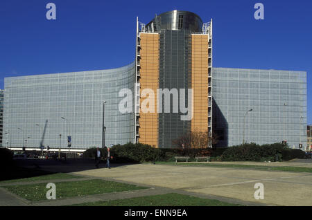 BEL, Belgique, Bruxelles, le bâtiment Berlaymont de la Commission européenne. BEL, Belgien, Bruessel, das Gebaeude Berlaymont der Banque D'Images