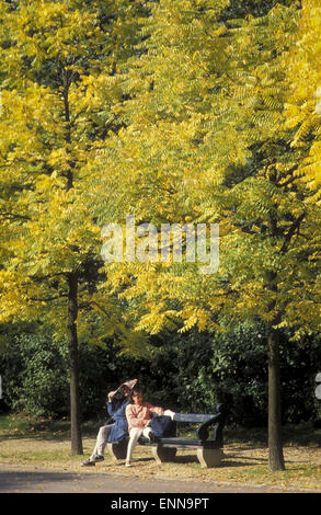 L'Europe, Belgique, Bruxelles, le parc municipal, le Parc de Bruxelles. - Europa, Belgien, Bruessel, im Stadtpark, Parc de Bruxelles. Banque D'Images