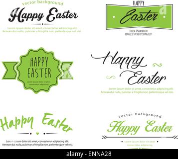 Dessins de Pâques Illustration de Vecteur