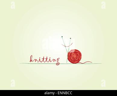 escargot en bonneterie Illustration de Vecteur