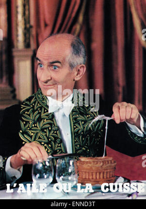 L'aile ou la cuisse, Frankreich, 1976 aka : Brust oder Keule, Regie : Claude Zidi, acteurs : Louis de Funes Banque D'Images