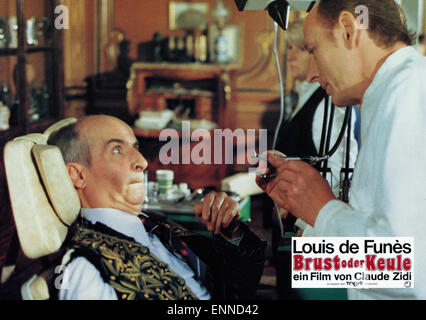 L'aile ou la cuisse, Frankreich, 1976 aka : Brust oder Keule, Regie : Claude Zidi, acteurs : Louis de Funes, Jean Martin Banque D'Images