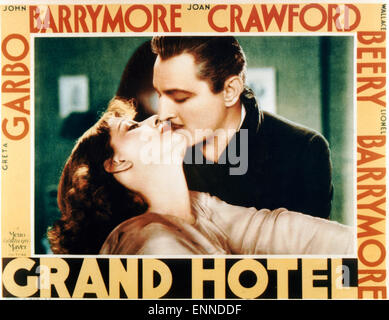 Grand Hotel, USA, 1932 aka : Menschen im Hotel, Regie : Edmund Goulding, acteurs : Greta Garbo, John Barrymore Banque D'Images