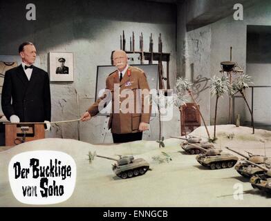 Der Bucklige von Soho, Deutschland 1966, Regie : Alfred Vohrer, acteurs : Hubert Von Meyerinck, Albert Bessler Banque D'Images