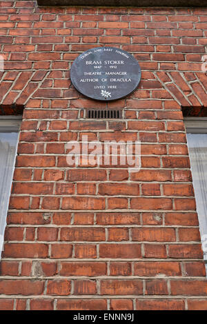 La maison d'Abraham "Bram Stoker" Dublin Ireland Banque D'Images