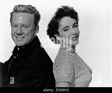 La grande gueule, alias Von Katzen und Katern, USA, 1950, Regie : Norman Krasna, acteurs : Van Johnson, Elizabeth Taylor Banque D'Images