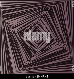 Illusion d'optique géométrique Illustration de Vecteur