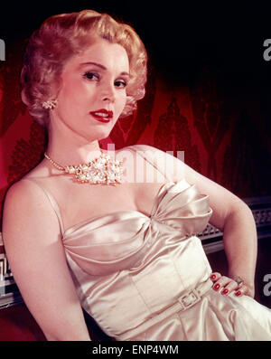 Die ungarische amerikanisch Zsa Zsa Gabor Schauspielerin, ca. Mitte 1950er Jahre. L'actrice américaine Zsa Zsa Gabor hongrois, ca. Banque D'Images