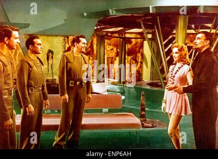 Planète interdite, USA 1956, aka : Alarme im Weltall, Regie : Fred McLeod Wilcox, acteurs : Anne Francis, Jack Kelly, Leslie Niels Banque D'Images