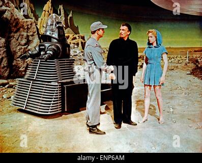 Planète interdite, USA 1956, aka : Alarme im Weltall, Regie : Fred McLeod Wilcox, acteurs : Anne Francis, Jack Kelly, Leslie Niels Banque D'Images