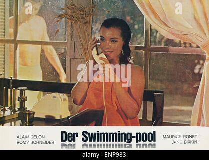 La piscine, Frankreich/Italien 1969, Regie : Jacques Deray, acteurs : Romy Schneider Banque D'Images