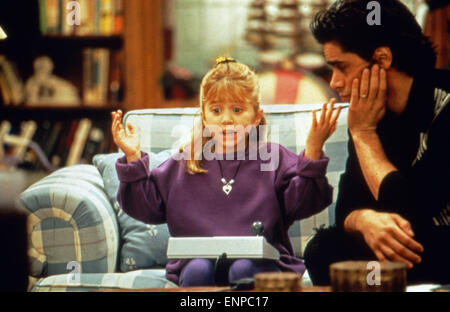 Full House, Sitcom, USA 1987 - 1995, 8 Staffel, acteurs : Mary Kate oder Ashley Olsen, John Stamos Banque D'Images