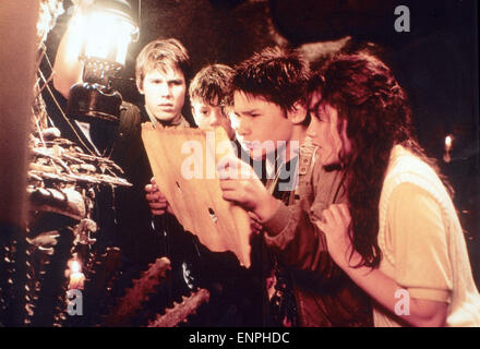 Les Goonies, aka : The Goonies, USA 1985, Regie : Richard Donner, acteurs : Josh Brolin, Sean Astin, Corey Feldman, Kerri Green Banque D'Images