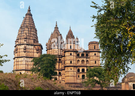 Chaturbhuj Temple à Orchha. Le Madhya Pradesh. L'Inde Banque D'Images